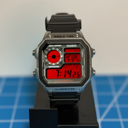 "Ruby Red" Casio Royale